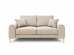 Kahekohalinde diivan Mazzini Sofas Madara, beež v&auml;rv