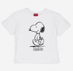 T-s&auml;rk t&uuml;drukutele Snoopy, valge