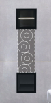 WALL-BOX PAPER 2 Black - ajakiri koos paberkandjaga must