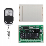 Juhtimismoodul 4-kanaliline &ndash; Kaugjuhtimine 100 m, Programmeeritav t&ouml;&ouml;režiim, 12V DC