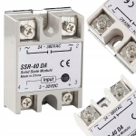 Pooljuhtrelee SSR-40 DA &ndash; Suur koormustaluvus 40A, LED-indikaator, Pinge 24&ndash;380VAC