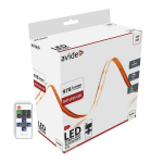 Avide LED COB riba 16W 24V 3000K puldiga, 2m