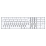 Apple Magic Keyboard with Touch ID and Numeric Keypad for Mac models with Apple silicon (USB&ndash;C) - Russian - White Keys MXK73RS/A