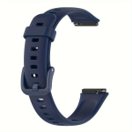 Pehme Silikoonist Kellarihm Huawei Band 7 Jaoks, Sportlik Kiirkinnitusega Asendusrihm, Kellatarvikud variant-102380, Vidurnakčio mėlyna