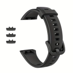 Spordi silikoonist rihm Huawei Band 6 jaoks. variant-102851, Juoda