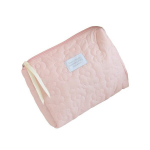 Tepitud piklik kosmeetikakott roosa KS99