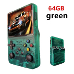 R36S Retro pihuarvutiga videom&auml;ngukonsool Linuxi s&uuml;steem, 3,5-tolline IPS-ekraan, kaasaskantav taskuvideopleier 128 GB m&auml;ngud poisile kingitus