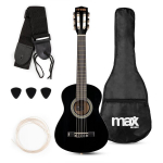 SoloArt Junior 1/4 Classic Guitar Pack Black