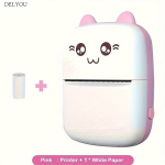 Traadita Mini Printer Piltide, Siltide Ja M&auml;rkmete Printimiseks. , Rožinė