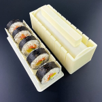 1tk Lihtne Kasutada Sushi Tegemise Komplekt - Riis & Vetika Rullimise T&ouml;&ouml;riist, Toidu-ohutu Plastik, T&auml;iuslik Koduk&ouml;&ouml;gis Sushi Meisterdamiseks Sushi Rulli Tegija
