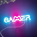 Liuyang LED Gamer Neonm&auml;rk, USB-Toitega M&auml;ngude Neonm&auml;rk Gameritubadele Decor.