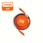 Skaalautuv 100W PD Type-C kiirlaadija ja andmesidekaabel Samsungile, OnePlusile, iPhone 15-le., Oranžinė