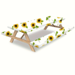 Elastne Piknikulaua Kate ja Pinkide Katted - Komplekt 3-osaline, Veekindel V&auml;litingimustes, Pol&uuml;ester &Otilde;liriie, 182.88x76.2 cm