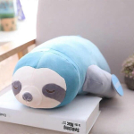 65-100Cm Pehme Simulatsioon Uus Armas T&auml;idisega Laiskm&auml;nguasi Palus Laiskloomad Pehmed M&auml;nguloomad Plushie Nukupadi Lastele S&uuml;nnip&auml;evakingitus_100cm_Gray