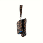 1tk, Mood 12 V&auml;rvi Kate+Nahk&uuml;mbris IQOS ILUMA Tarvikud Hoidja Kaitse&uuml;mbris, Kingitus., Leopardas Brownas