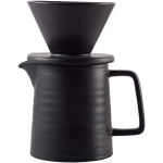 Premium Must Keraamiline V60 Kohvifiltri Komplekt Kodu jaoks, Juoda