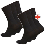 Meditsiinilised sokid diabeedikutele VCA Textil, must, 6 paari