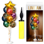 &Otilde;hupallialus Livman LX-01 13 &otilde;hupalli, LED-tulede ja &otilde;hupalli t&auml;itepumbaga, 1,5 m