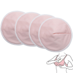 Mumsbest 4TK Bambusest Terry Imetamisr&auml;tikud Taaskasutatavad Menstruatsioonipadjad, Rožinė-WNP02
