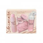 N&auml;ohoolduskomplekt Technic Cosmetics: puhastusvahend, 1 tk + toonik, 1 tk + niisutav kreem, 1 tk + peapael, 1 tk