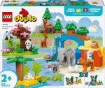 LEGO DUPLO Kolm &uuml;hes metsloomade perekonnad.