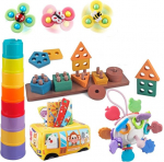 Puidust m&auml;nguasi v&auml;ikelastele 5 in 1 TingingYuli