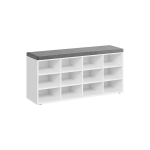 Jalatsipink Vasagle 104x30,3 cm, valge