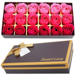 Kingituseks kunstlilled 18 tk l&otilde;hnaseebiroosid