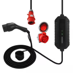 Kaasaskantav laadija 32A, 22 KW, EVcharge