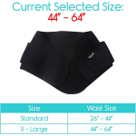 Imetamistarbed, alaselja tugi - topelt reguleeritav nimmerihm surumiseks, must-L