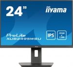 Iiyama ProLite XUB2495WSU-B7 &auml;rimonitor, 24", IPS, 4K Ultra HD, LED, must, reguleeritava k&otilde;rgusega, sisseehitatud k&otilde;larid ja USB-jaotur.