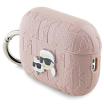 Karl Lagerfeld KLAP2PGCHPP AirPods Pro 2 (2022|2023) cover r&oacute;żowy|pink Monogram Choupette Head