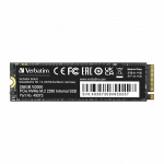 Verbatim Vi3000 PCIe NVMe M.2 SSD 256GB PCI Express 3.0 K&otilde;rgetasemeline S&otilde;iduk│Arvutile/ S&uuml;learvutile│Kiire j&otilde;udlus│Usaldusv&auml;&auml;rne m&auml;lu seade