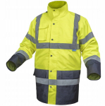 Isoleeritud talvejope ROBOTKA pikk parka 3in1 kollane hoiatus - XXL, XXL