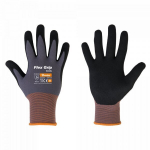 Apsauginės darbo pir&scaron;tinės Bradas FLEX GRIP SANDY, 10 dydis, 6 vnt.