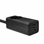 USB-laadija AK-CH-21 AC 230V + USB-A + 2x USB-C PD 5-20V / max. 5A 65W Kiirlaadimine 3.0 GaN