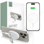 induktsioonilaadija MagSafe'iga ja USB C kaabliga alus - valge