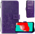 Telefoni&uuml;mbris Flower Book Samsung A165 A16 4G/A166 A16 5G lillakas