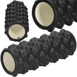 Nupukestega massaažirull Springos FR0023 33x10,5 cm roller, must