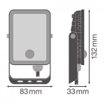 FL ESSENTIAL SENSOR 10W 840 BK LEDV "000004058075768215" (timbru verde 2.00 lei)