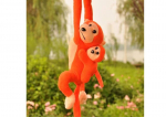 Pl&uuml;&uuml;sist m&auml;nguasi Ahv, oranž, 90 cm