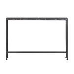 Kitsas reljeefne abilauake, 120x20x80 cm, puidu ja metalli kooslus