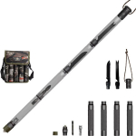 Taktikaline matkakepp | 15 &uuml;hes | &uuml;mbris | 6061-T6 Al | 103 cm | 407 g | 5 toruosa | 7 lisatarvikut