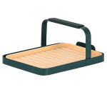 Kummut, kapid,Sepistatud lusikas | Pliidiplaadi n&otilde;ude korrastaja | Kulbid, tangid, kahvlite hoidik | Tumeroheline, tumeroheline