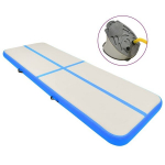 vidaXL t&auml;ispumbatav v&otilde;imlemismatt pumbaga 300x100x20 cm PVC sinine