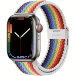 Nutikell Nailonist Elastne Punutud &Uuml;ksikpael K&auml;epael Apple Kellale, Mi&scaron;ri spalva 8