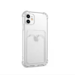 Telefoni&uuml;mbrised, iPhone 11 &uuml;mbris kaardihoidjaga TPU l&auml;bipaistev,