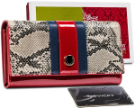 Elegante cartera de mujer con dise&ntilde;o de piel de serpiente Peterson