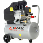 Tagred &otilde;hukompressor, 24 l, 9 bar, 300 l/min, 3,4 hj