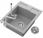 Graniit valamu Granitan Samos hall sifoon kroom komplekt